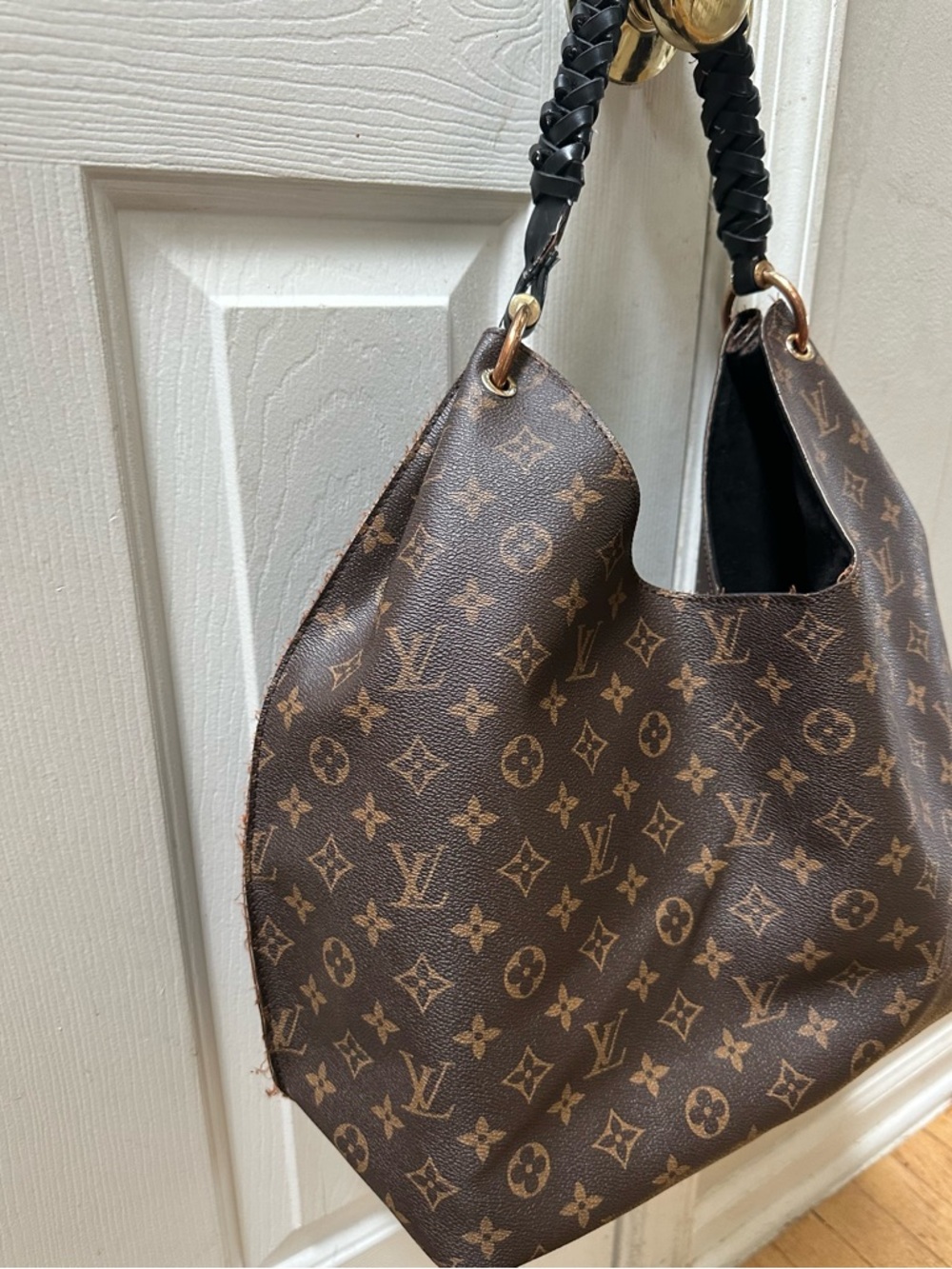 Louis Vuitton Mahina Carmel Tote Bag - Picture 6 of 11